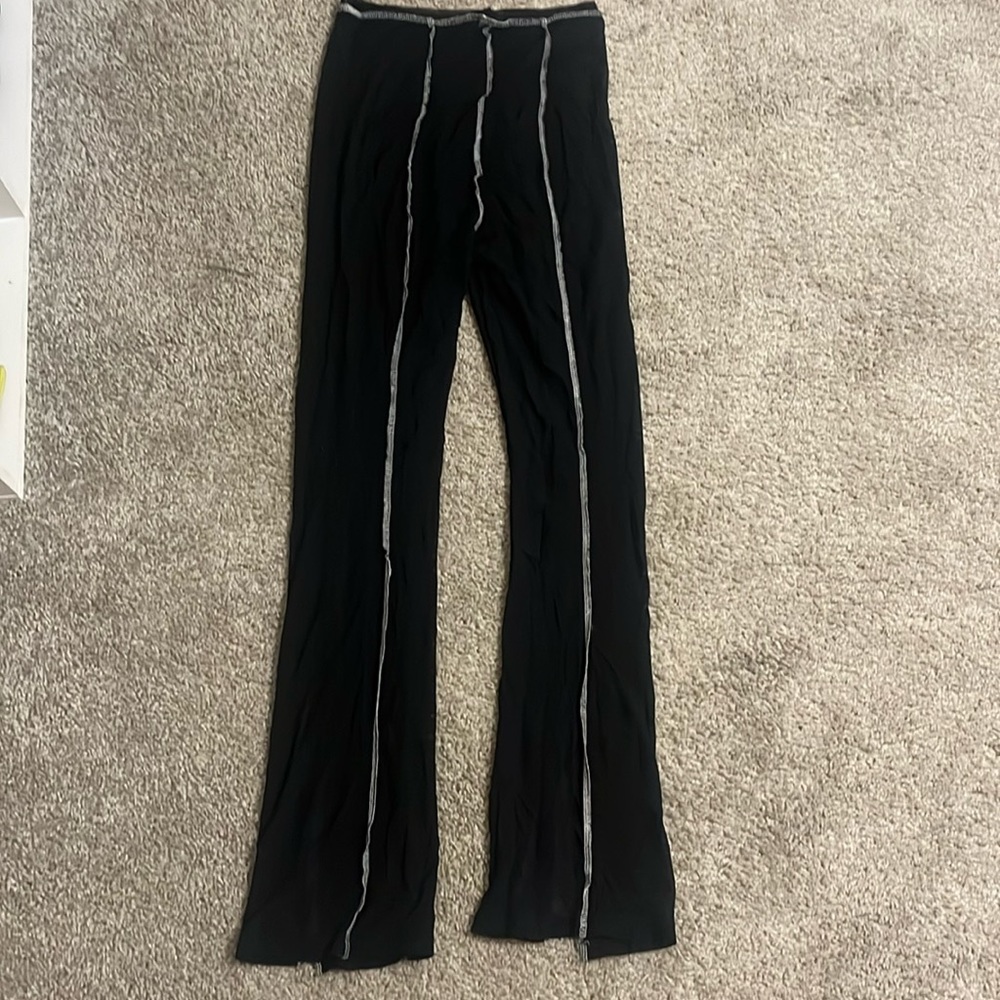 Mesh see through pants